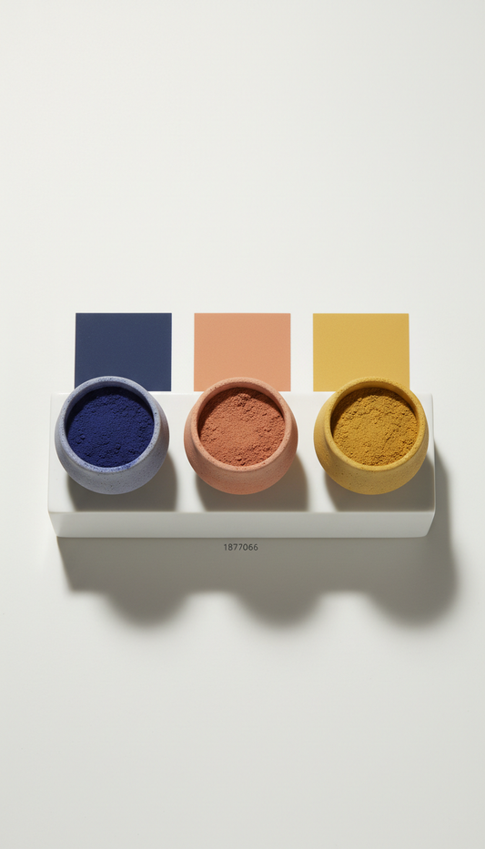 Handmade mineral pigment set