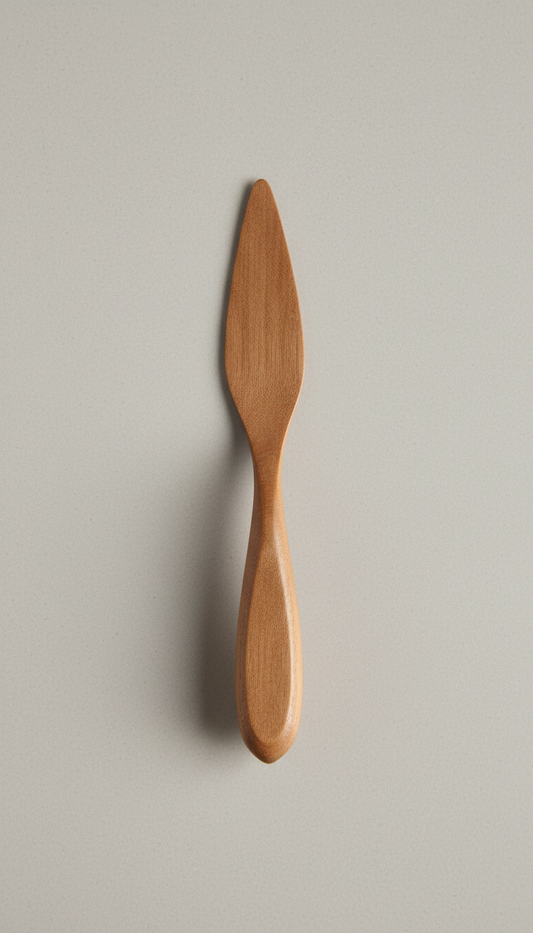 Wooden Palette Knife, Hand-Carved